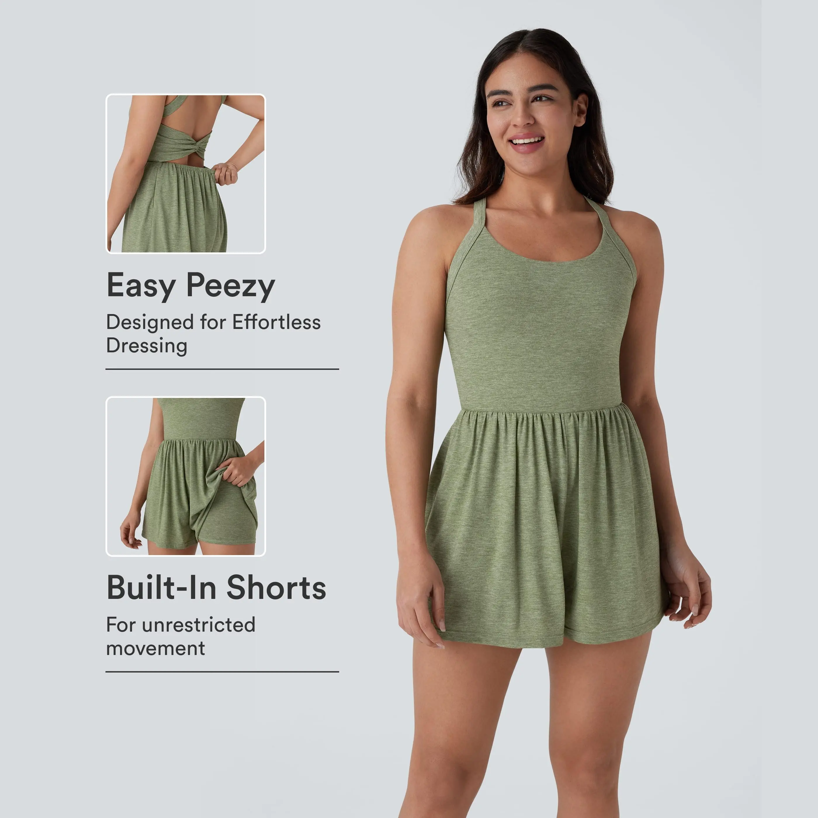 Halara Pocket 2-in-1 Romper-Easy Peezy Edition Halara Pocket 2-in-1 Romper-Easy Peezy Edition