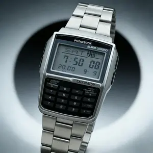 Men's Alarm Clock and Stopwatch, Waterproof Design, Durable Wristwatch, Ideal Gift for Daily Use, Perfect Present for Him
