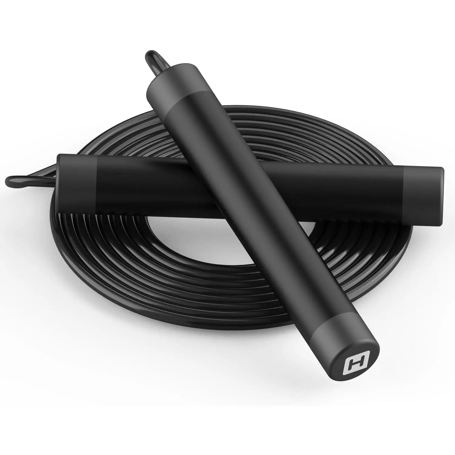 Jump Rope, jump ropes 1/2 lb Weighted Jump Rope for Boxing, Cardio, Crossfit Workout, 8~10ft Range Adjustable Length Steel Ropes with Ball Bearings and Metal Handles, Jumpropes Suitable for MenGift.