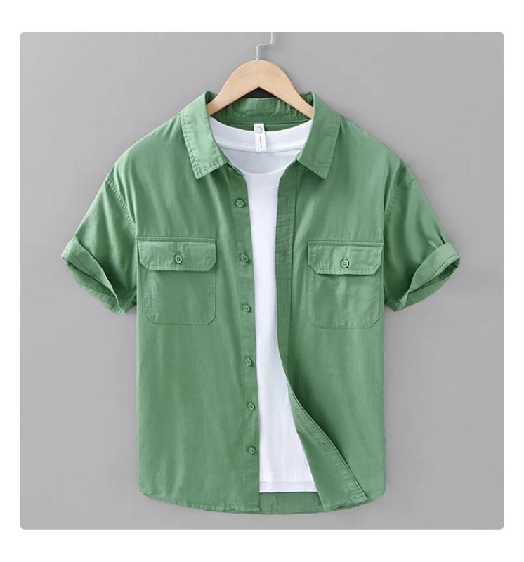 Kyn Apparel Summer Casual Shirt Men's Short Sleeve Jacket New Arrival Lightweight Breathable Outerwear Outdoor Fishing