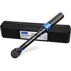 1/4 Inch Drive Click Torque Wrench (2.26-24.9 N.m & 20-220 IN.LB), +-3% , 72- Ratchet for  Repair, Electronics, Muzzleloader - with Protective Case