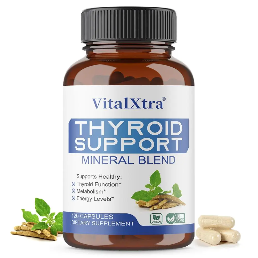 Thyroid Health Supplements - Support Thyroid Health 120 Capsules