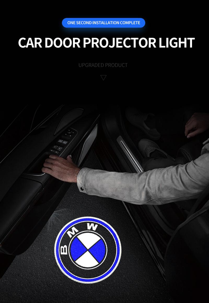 Led HD Car Door Logo Welcome Light Projector Lamps Accessories For BMW