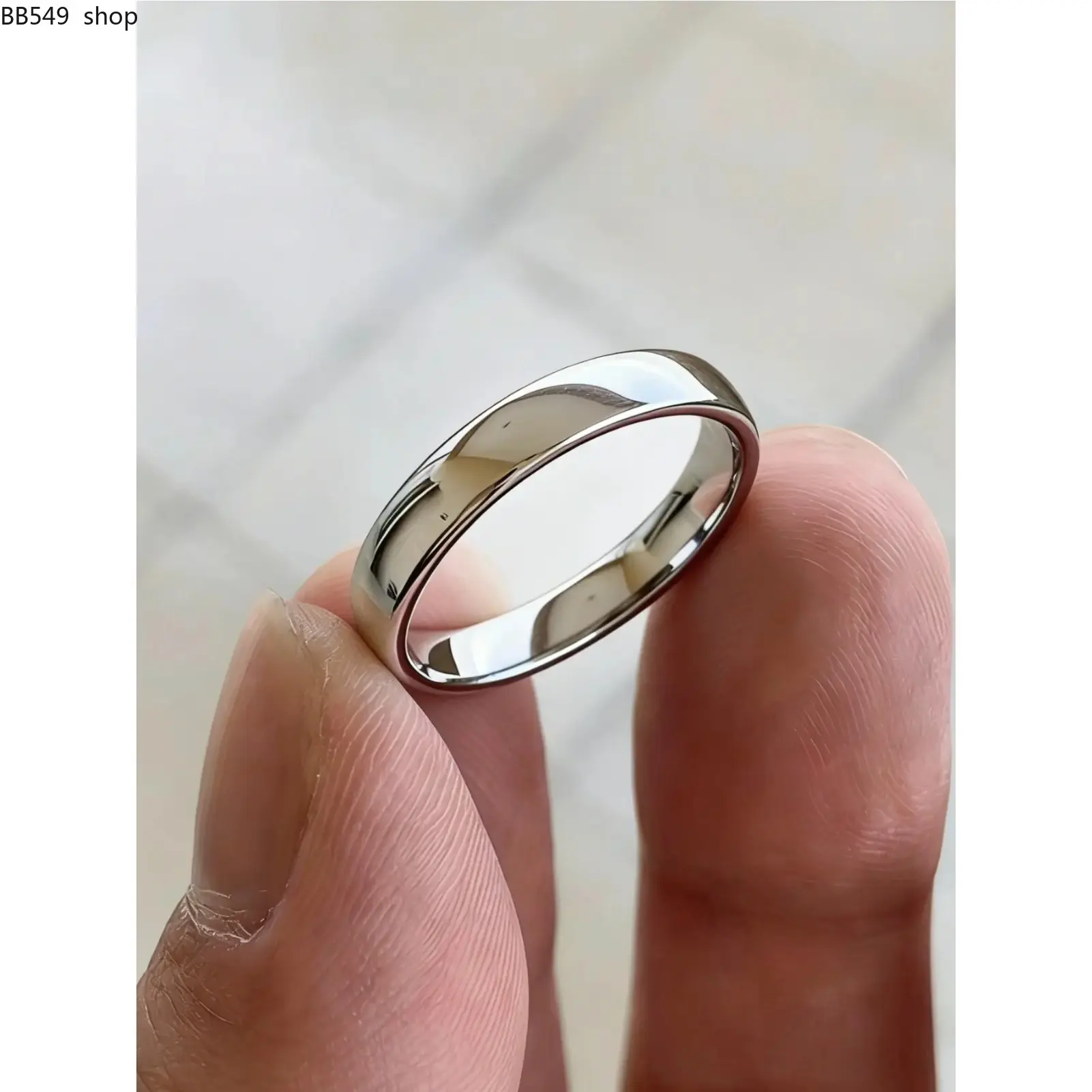 1 Piece of Simple Stainless Steel Non Fading Smooth Ring for Men and Women, Fashionable Classic Versatile Engagement Wedding Bands, Daily Versatile Couple Ring, Fashion Engagement Rings