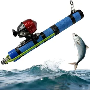2026 Upgrade Fly Fishing Rod,Fishing Catapult Rod, Compact Lure Launcher Rod for Saltwater & Freshwater  Gear for Outdoor Anglers Travel