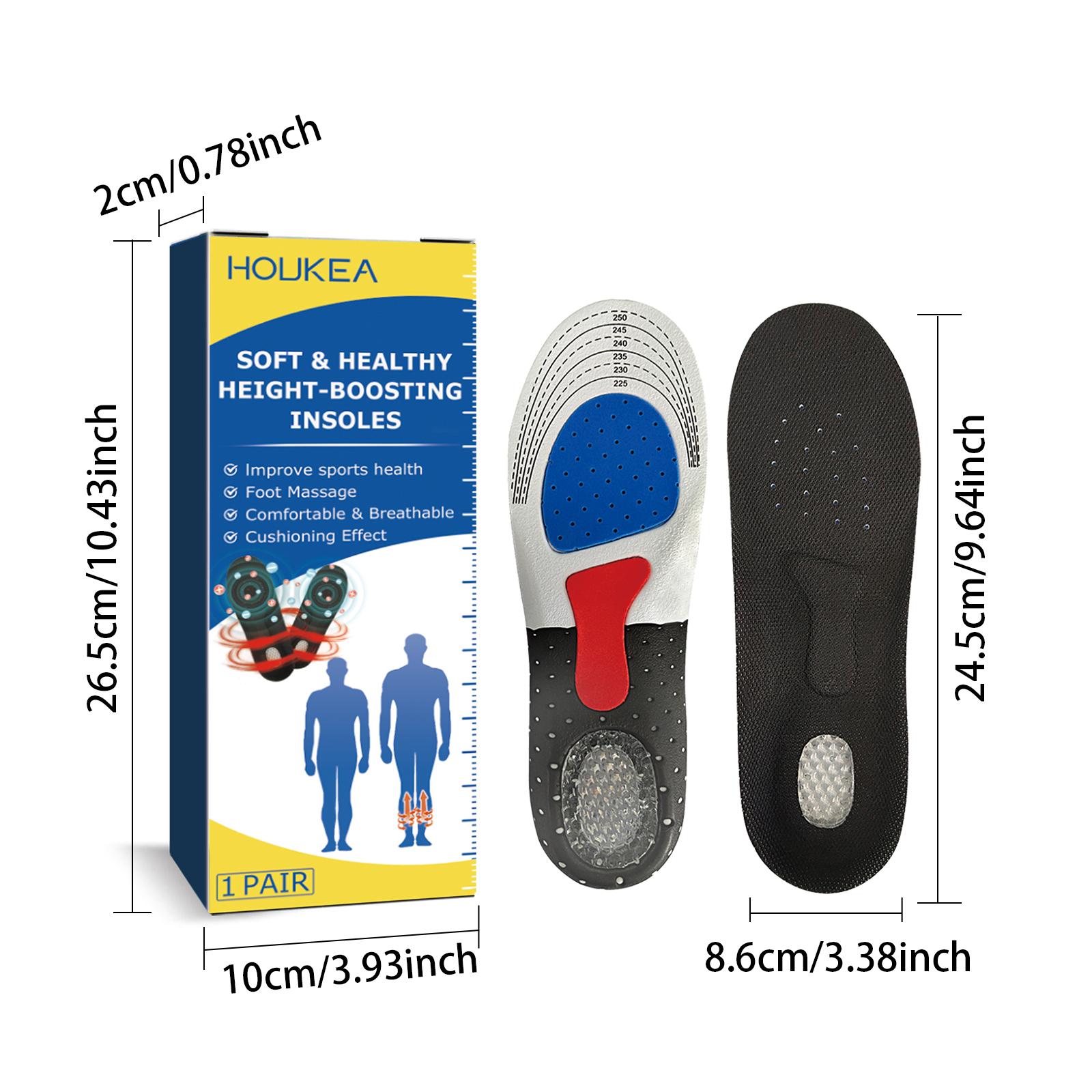 Houkea Insoles: Non-slip, wear-resistant, arch support, foot posture correction, body care, breathable insoles