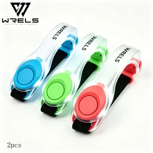 2-Pack Night Running Glow Arm Lights, Leg Strap Safety Running Light, Sports Band Cycling Safety Lamp, Essential Gear for Outdoor Activities