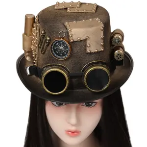 Victorian Steampunk Hat for Women, Adjustable Retro Costume Accessory, Halloween Party Props, Unique Gift Idea, Vintage Aesthetic Fashion