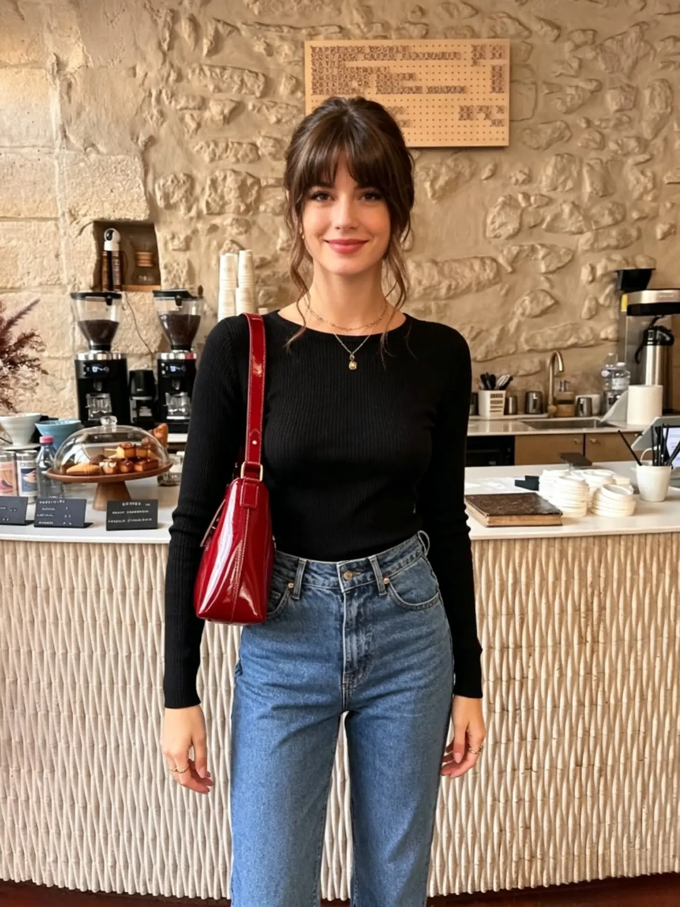 Women's Elegant Open Back Ribbed Knit Sweater, Solid Color Long Sleeve Scoop Neck Slim Fit Top, Casual Jumper Tie Back Backless Knitwear for Fall