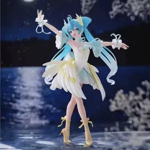 Classic Ballet Swan Lake Hatsune Miku Figure, Collectible Trendy Handmade Model, Decorative Display Piece, Perfect Gift for Fans