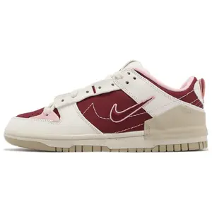 Nike Dunk Disrupt 2 Valentine’s Day Women’s Comfortable Low-Top Sneakers in Red and White Verifiable, with credentials and supporting global authentication