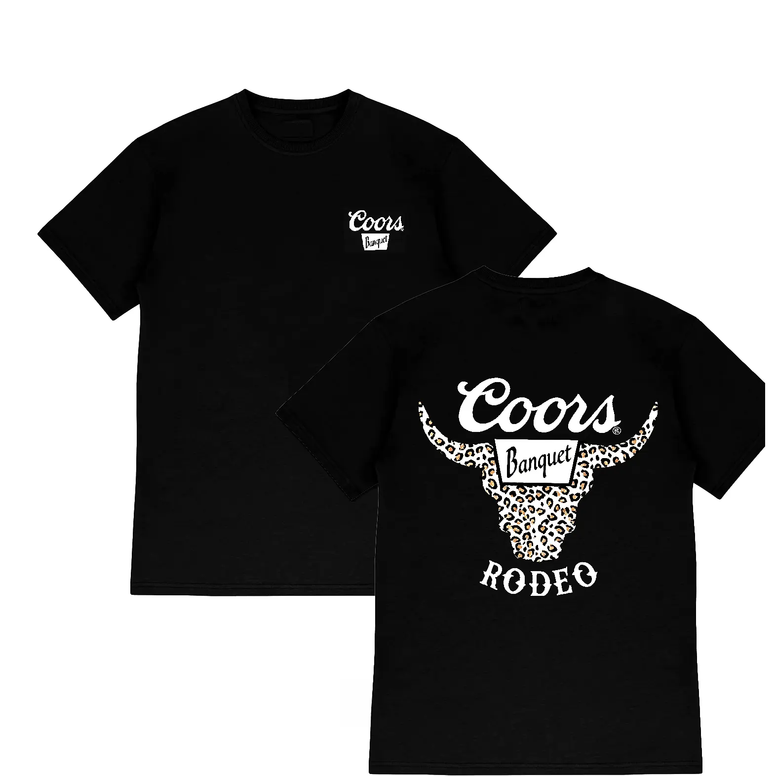 Men's Fashion Street Style Leopard Print Graphic Tee, Short Sleeve Round Neck Summer Top