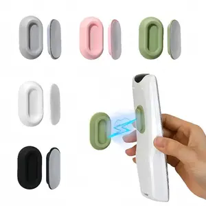 2026 New 5 Pack Magnetic Remote Holders, upgraded silicone wall mount design. Strong magnetic and self-adhesive, no drilling needed. Perfect for TV, fan and air conditioner remotes, saving space and keeping items neatly organized at home.