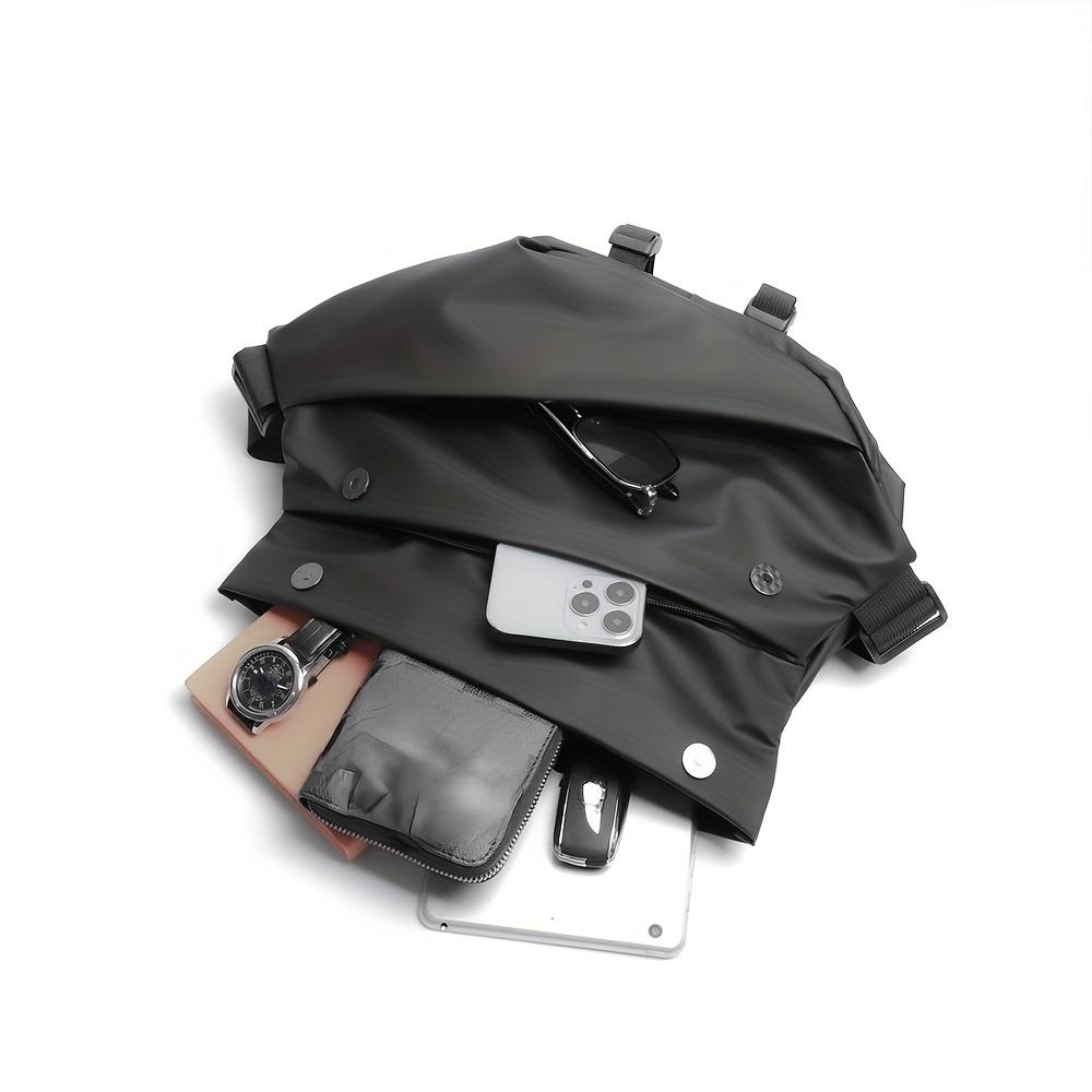 Men's Motorcycle Crossbody Bag for Outdoor Sports, Multi-Functional Chest Pack with Large Capacity, Stylish Chest Satchel for Biking, Hiking and Travel Essentials Men's Motorcycle Crossbody Bag for Outdoor Sports, Multi-Functional Chest Pack with Large Capacity, Stylish Chest Satchel for Biking, Hiking and Travel Essentials