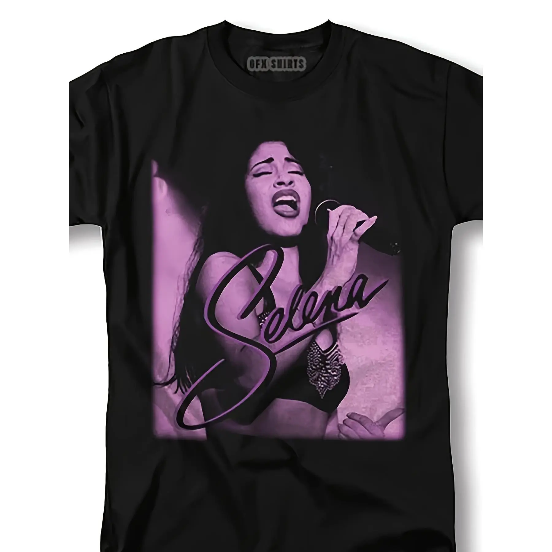 A Men's T-shirt in Selena Quintanilla's vintage design, %, with a round neck and short sleeves. casual weekend wear, fits regular size and weighs 180g. occasions like Valentine's Day, New Year's Day, Father's Day and C