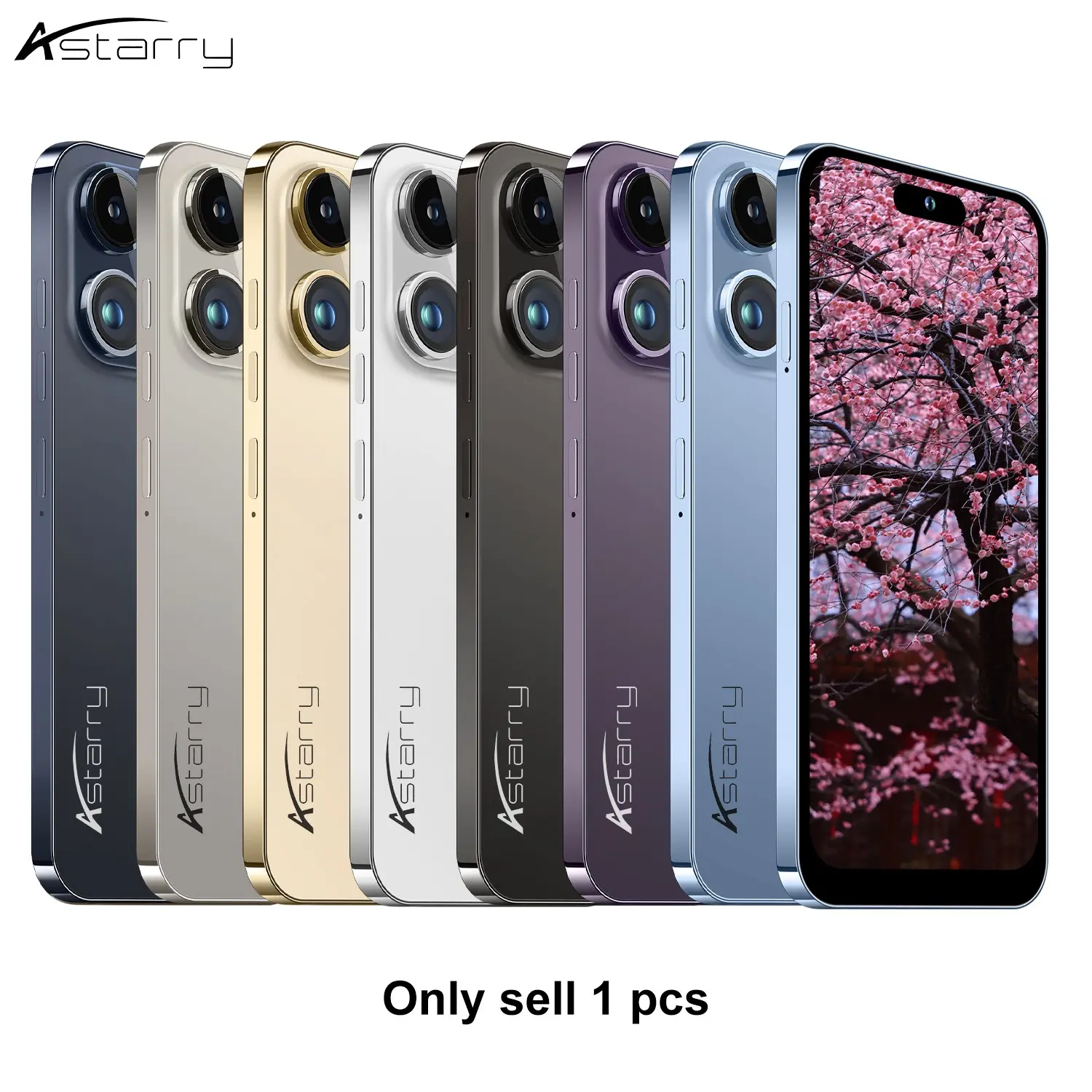 Astarry-Android 16 Pro Max Phone, Smartphone, Dual Sim, Android 10.0, 3gb RAM + 64GB Storage, 6.56-Inch Display, 3800mah Battery, 13mp Camera, Gaming & Communication