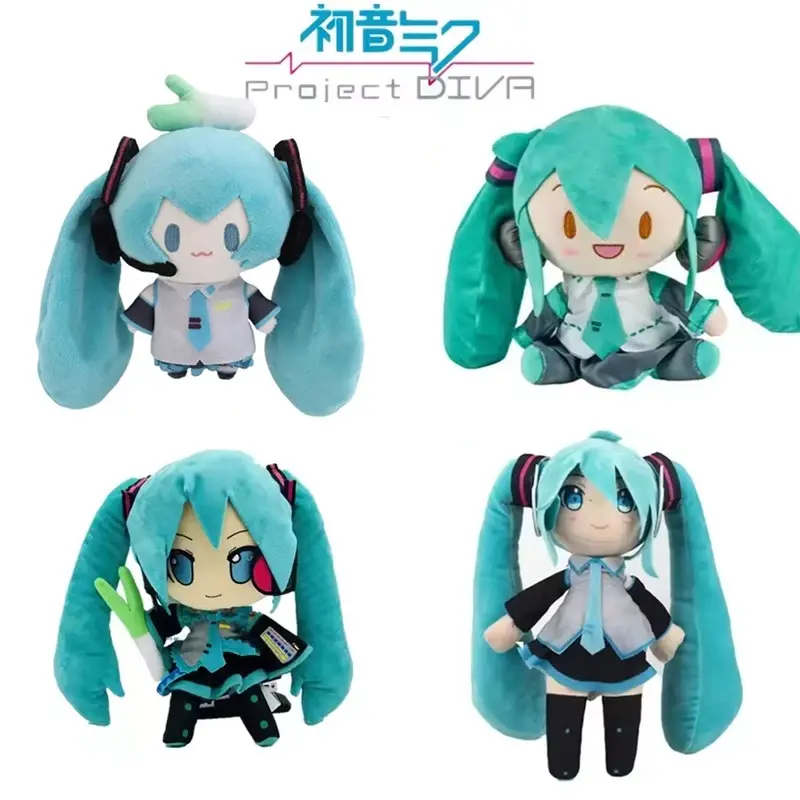 ***NEW Hatsune Miku Fufu Plush Doll Fuwafuwa Anime Kawaii Cute Cool Toys Dolls Plush Room Car Desk Decor Birthday Gift For Fan
