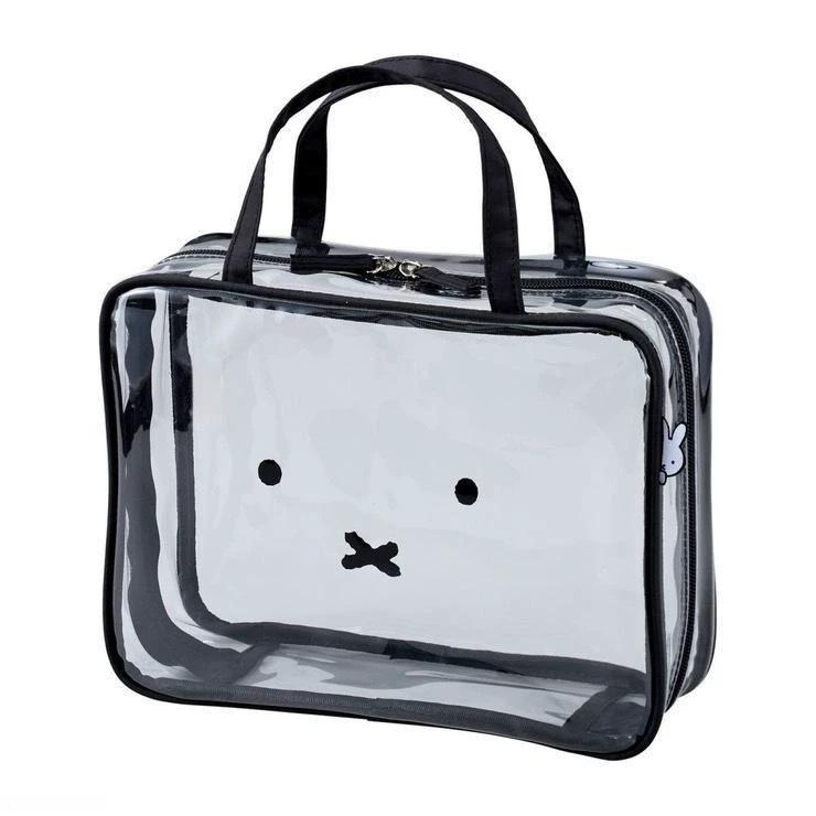 Cute Miffy Rabbit Storage Bag Four-Piece Set Portable Waterproof Toiletries Bag for Business Trips and Travels and Separate Bags
