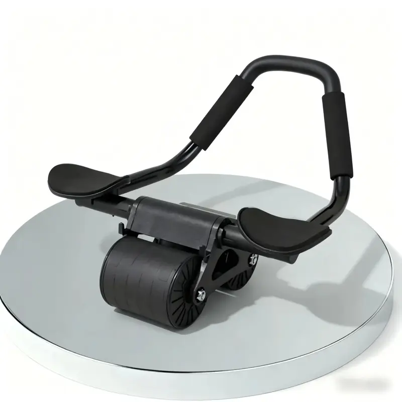 Home Gym Core Trainer | Dual-Use Durable Ab Roller with Auto Rebound & Elbow Support | No Battery Required Ab Equipment Ab Workout Equipment ab roller