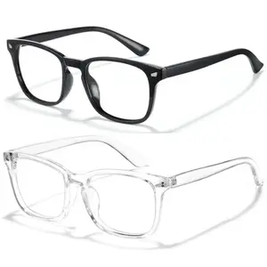 Blue Light Glasses for Computer & Gaming, Stylish Unisex Design, HD Lenses, 140mm Frame Width, Ideal for Gaming, TV, & Phone Use, Classic Fit for Eye Protection