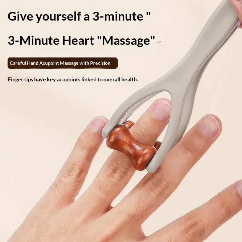 Dual Roller Finger Massager Hand Joint Relaxation, Ergonomic Hand Comfort Tool for Tired Fingers & Typing Stiffness, Refreshing Hand Spa Circulation Roller Device, Wellness Stress Relief Gift for Office Workers
