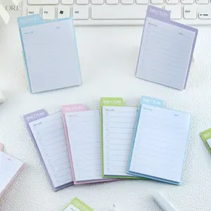 Self Standing Sticky Note Pads, Desktop To Do List Memo Notepads, Freestanding Daily Planner Reminder Stationery, Back to School Must Have Student Desk Supplies,backpack,keychain,Personalized,Boyfriend
