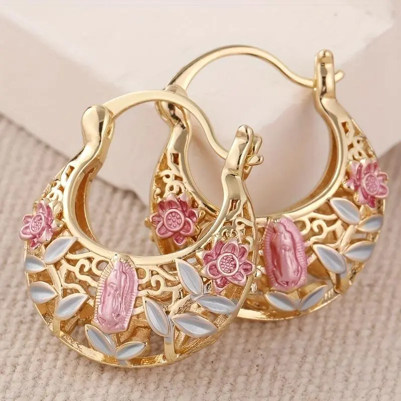Italian Statement Earrings for Women, Cute and Elegant Fashionable Jewelry Accessories, Ideal Party or Gift Piece, Cute Earrings, Tencel, Plain, Statement Piece, Chiffon, Denim, Satin