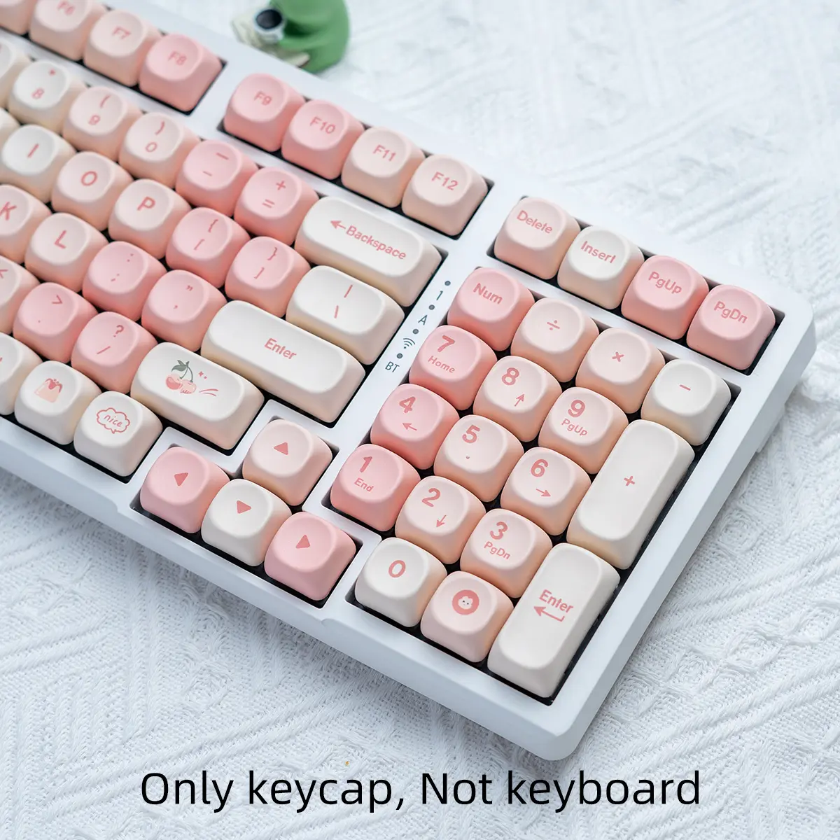 Cute Theme Keycaps, Fairy Tale Color Scheme, Moa Height, Pbt Material, Heat Transfer Process, Round Ball Caps, Fits 6.25u Space Keys