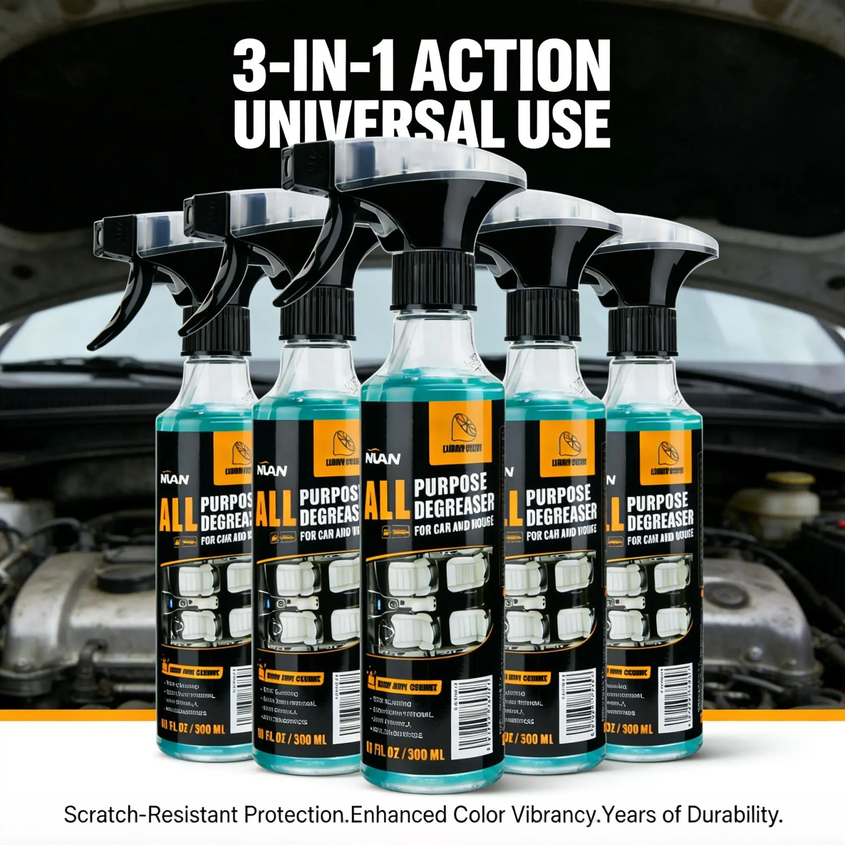 NUAN heavy duty degreaser all purpose degreaser for car and house all purpose cleaner all purpose degreaser Multipurpose Foam Cleaner Spray