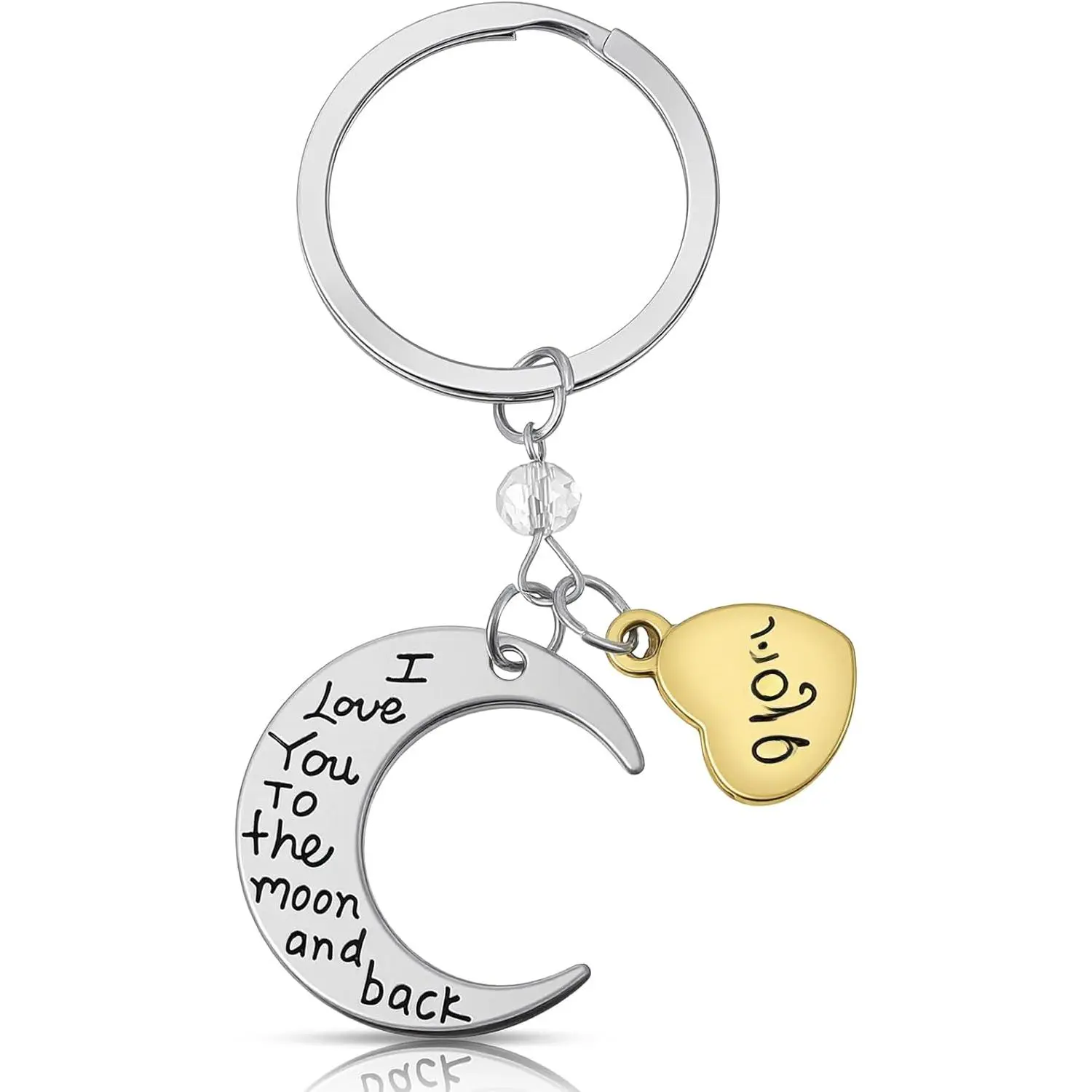Nogeqi Mom Keychains - Mother's Day Birthday Gifts from Daughter Son - New Model Mommy Love You Mama Present (Baby & Maternity Fashion Accessory)