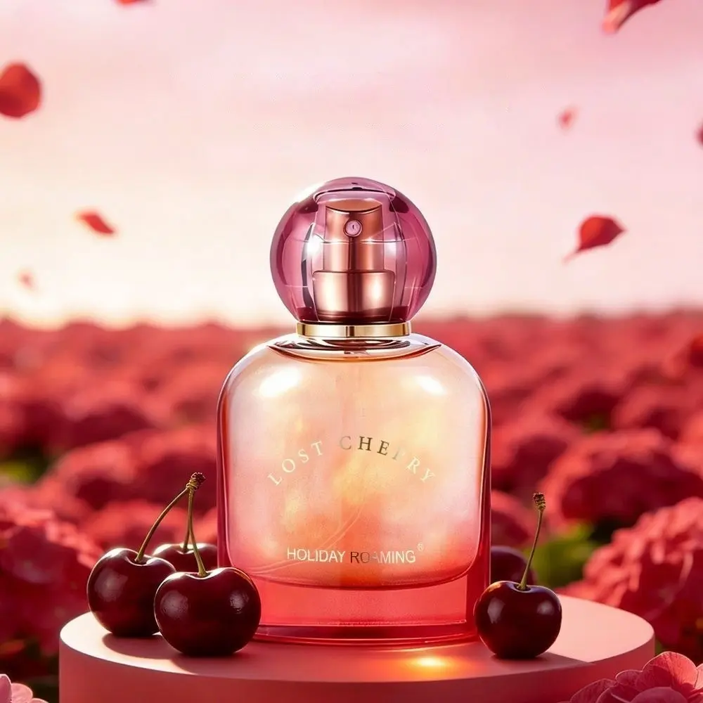 50ML Women's Perfume, Long-Lasting Fresh Floral Fruit Scent, Floral Fruity, Natural Fragrance for Dates, Sweet Cherry Blossom Essence