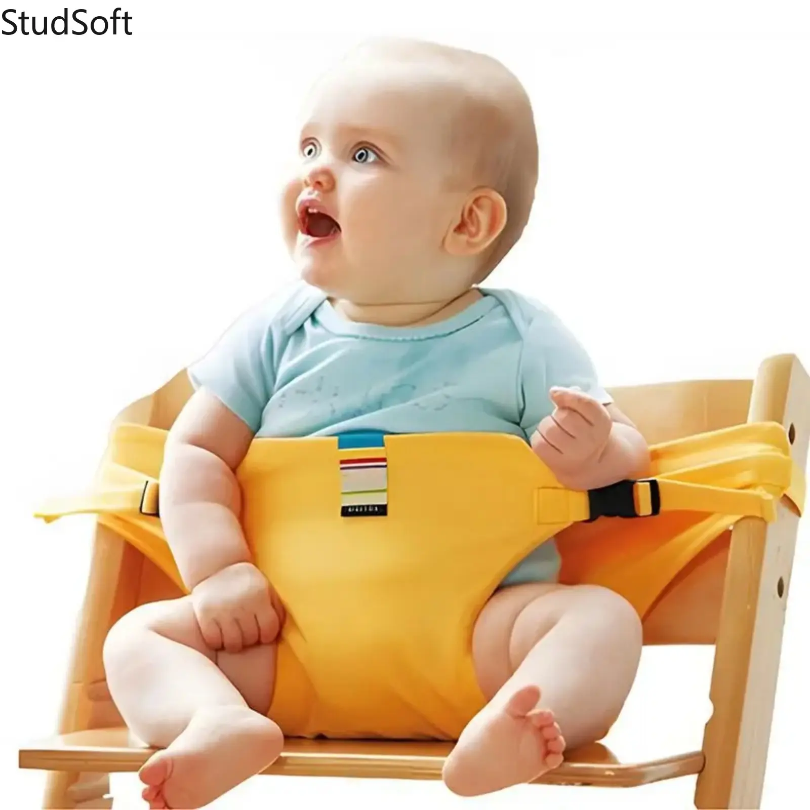 Portable Baby High Chair Harness Seat Fabric Toddler Feeding Safety Belt Adjustable Dining Booster Strap for Travel Home Restaurant Shopping,back to school,back to school haul