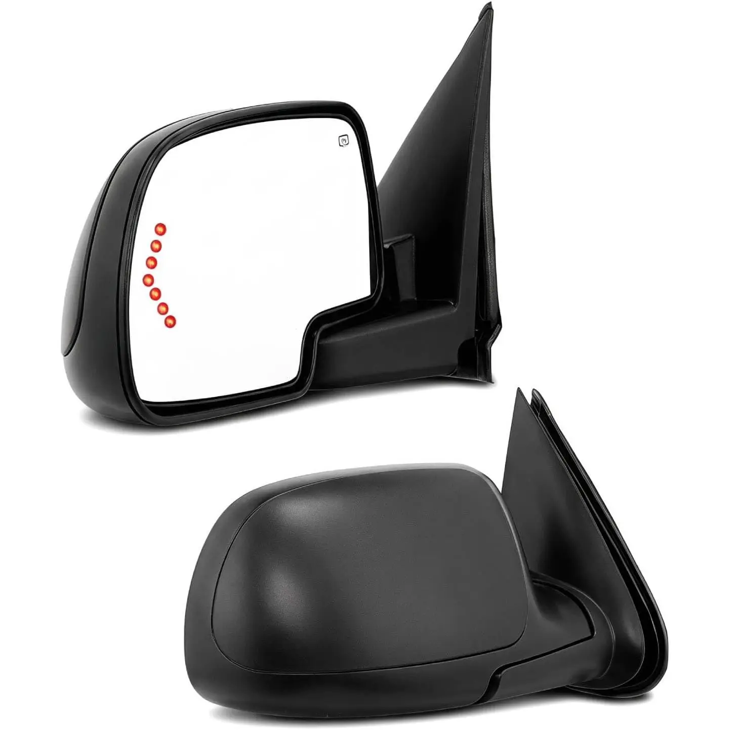 Towing Mirrors Driver Passenger Side Replacement for 2003-2007 Chevy Silverado GMC Sierra 1500 2500 HD 3500 Chevy Tahoe GMC Yukon Power Heated LH+RH Mirrors Pair