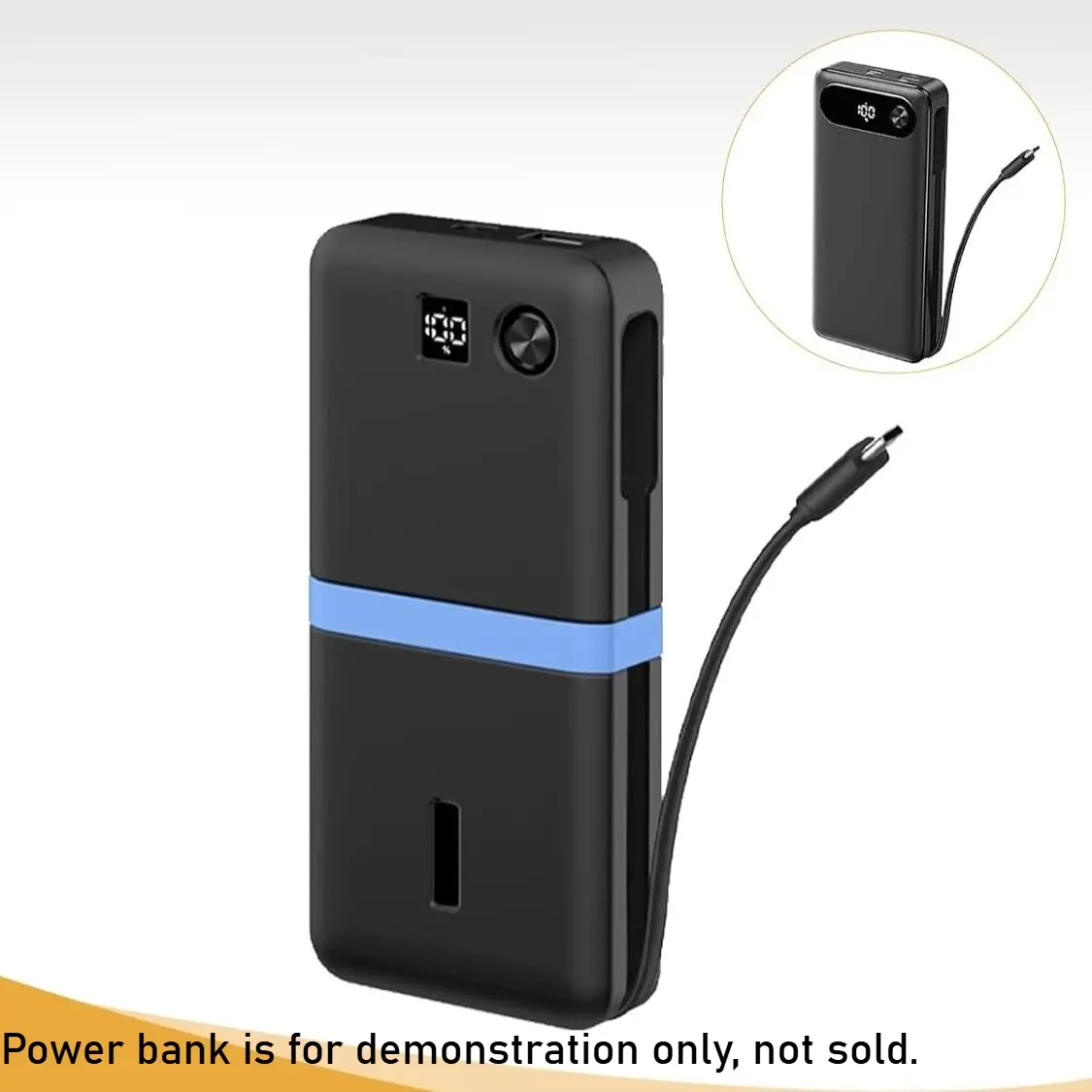 Soft Silicone Case for Anker A1383 20000mAh 87W Power Bank, Shockproof Anti-Fingerprint Portable Charger Protective Cover