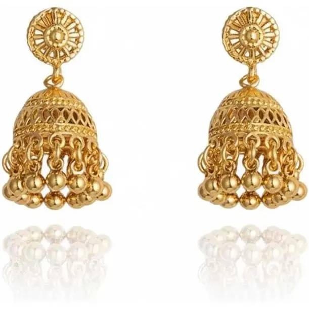 Indian Earrings for Women  Jhumkas Indian Earrings Dangle Chandelier Boho  Lightweight