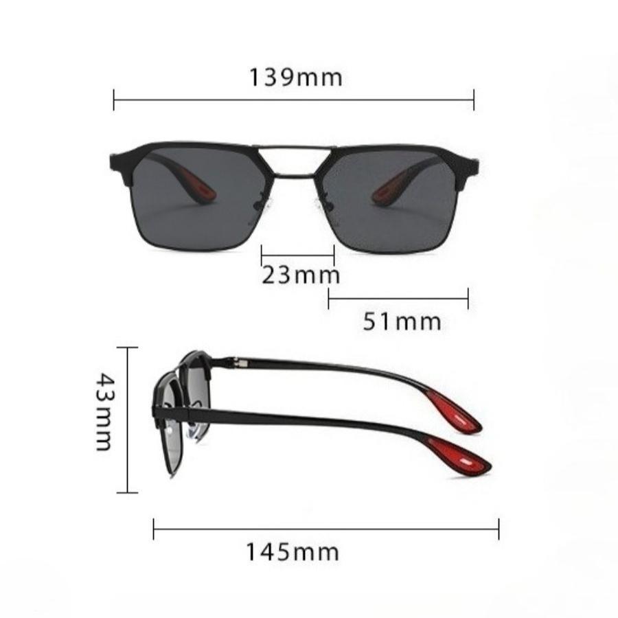 2026 New Polarized Sunglasses for Men, Premium High-End Fashion Stylish Shades, Anti-Glare UV Protection Eyewear for Driving Outdoor Daily Wear