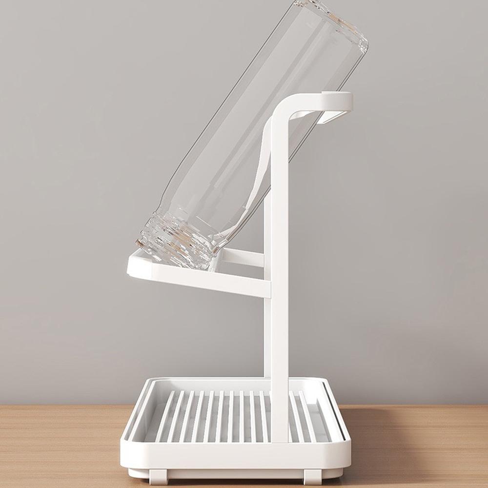 Double Layer Cup Holder Rack, Home Use Water Cup Drainage Stand, Multi-Function Tea Cup Storage Organizer, Space-Saving Design