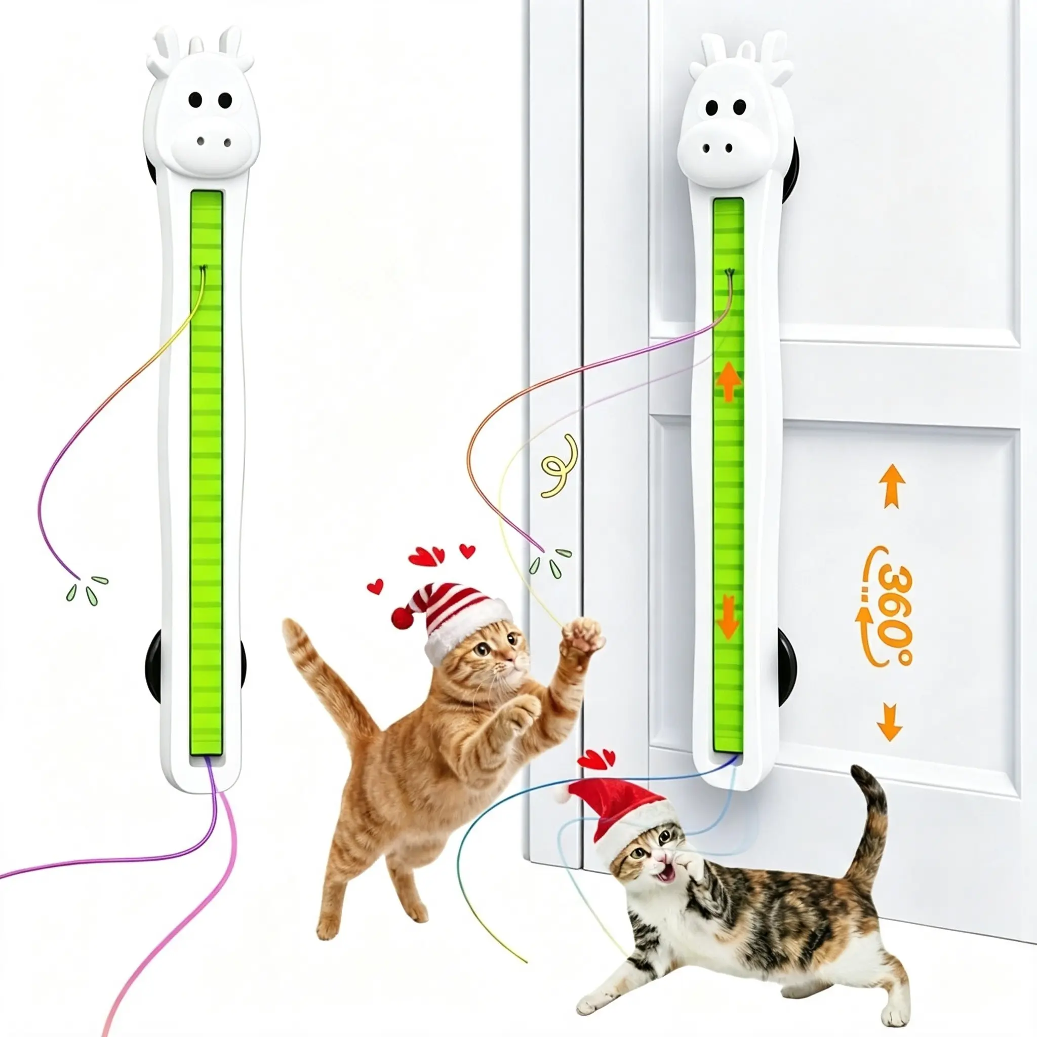 Automatic Interactive Cat Toy for Indoor Cats｜Multi-Mode Motion Adjustment Design｜Rechargeable Smart Companion Toy｜Stimulates Cats’ Hunting Instincts and Reduces Boredom & Anxiety｜Daily Entertainment Accessory for Kittens and Adult Cats