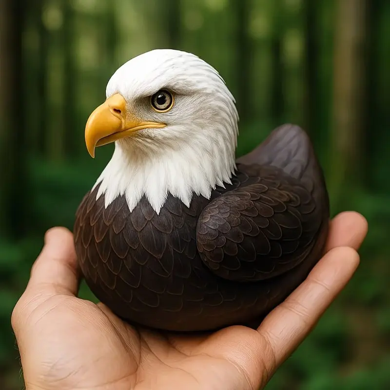 New "Innovative Imagination" Animal Series - Duck, White-headed Eagle Duck, Garden Decor Item, Table Decoration Item, Resin Artwork, Resin Animal Ornaments