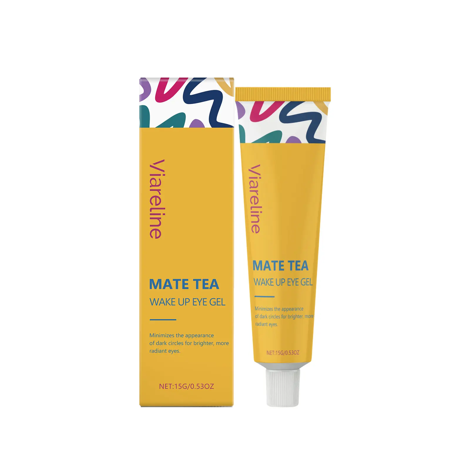 Wake Up Eye Gel - Hydrating Under Eye Gel Cream with Hyaluronic Acid and Caffeine - Target Dark Circles and Puffiness - Skin Care for Face