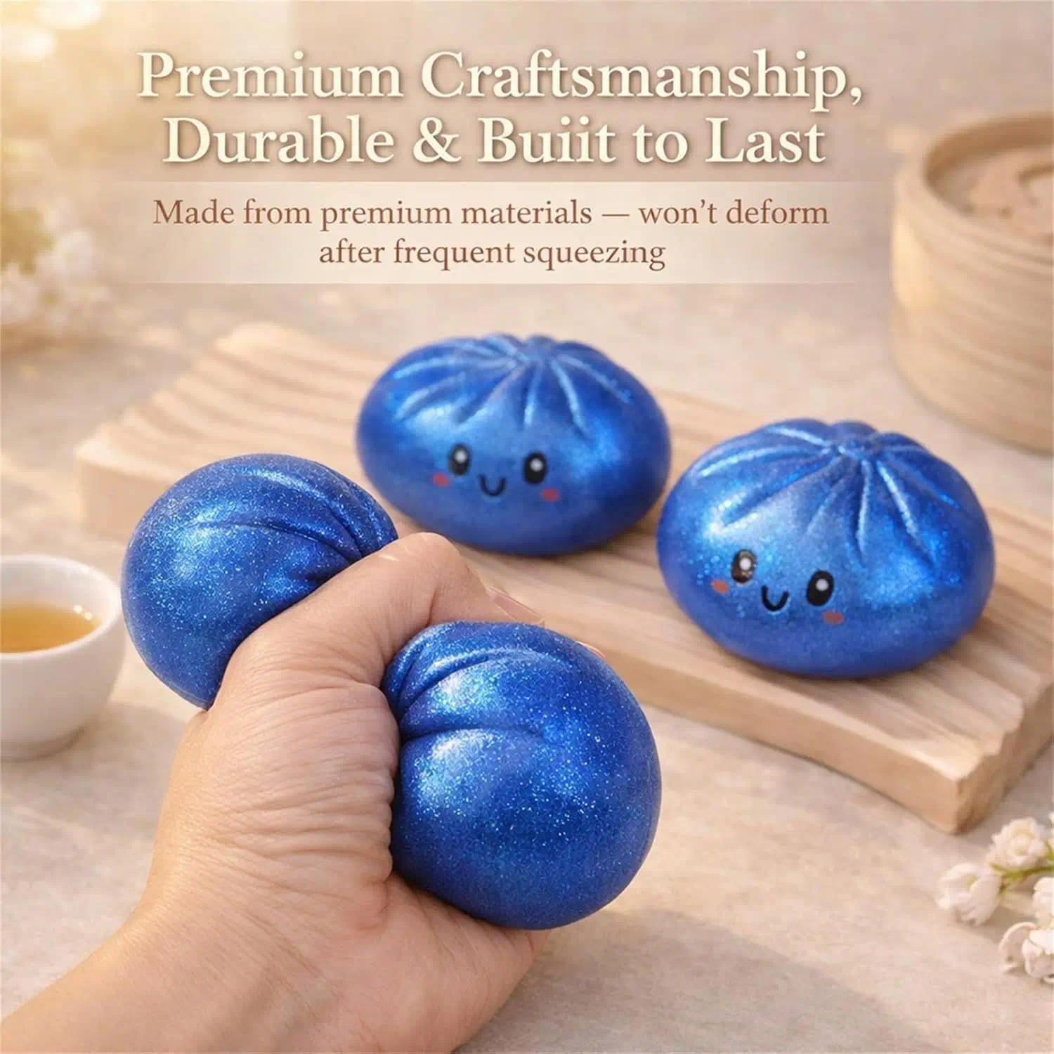 Dumpling Squishy Cheese Toy Ornaments Simulation Cheese Butter Squeeze Ball Fidget Toy Stress Relieve Slow Rebound Relief Soap