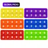 6pcs Ten Frame Pop Board, Math Manipulative Fidget Sensory Toy for Preschool Kindergarten Classroom Must Haves, Educational Toys for 4-6 Years, Fun Math Games for Kid Teacher Homeschool Supplies, Math Learning Tools, Math Teaching Aid #GLOBAL PICKS
