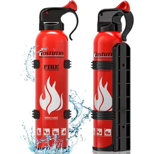 Upgraded 8-IN-1 Fire Extinguisher for Home Vehicle Car Kitchen Boat, Small Fire Extinguisher Spray with Mount for Class A B C K Fire, Portable Non-Toxic Prevent Re-Ignition Easy Clean (2 Pack)