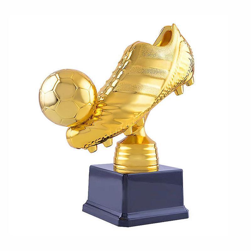 Miniature Figures European Golden Shoe Football Soccer Award Trophy Best Shooter Shoe Boot Fans Souvenir Cup Gift Crafts