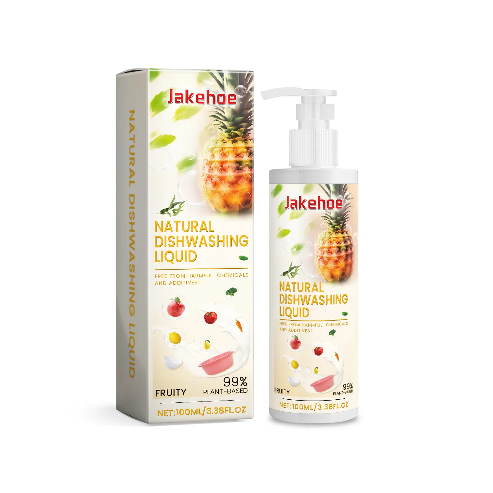 Eucalyptus Household Multi-Use Cleaner, Mild Oil-Removing Fruit and Vegetable Wash & Tableware Cleanser