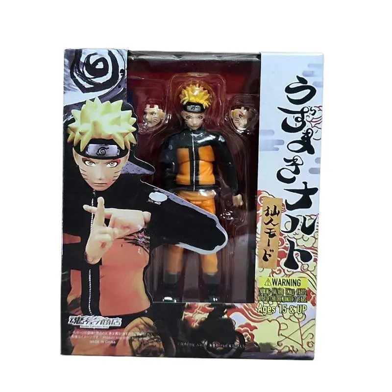 Naruto Shf Shippuden Figures Yondaime Hokage Namikaze Minato Action Figure PVC Collection Hatake Kakashi Movable Model Toys Gift