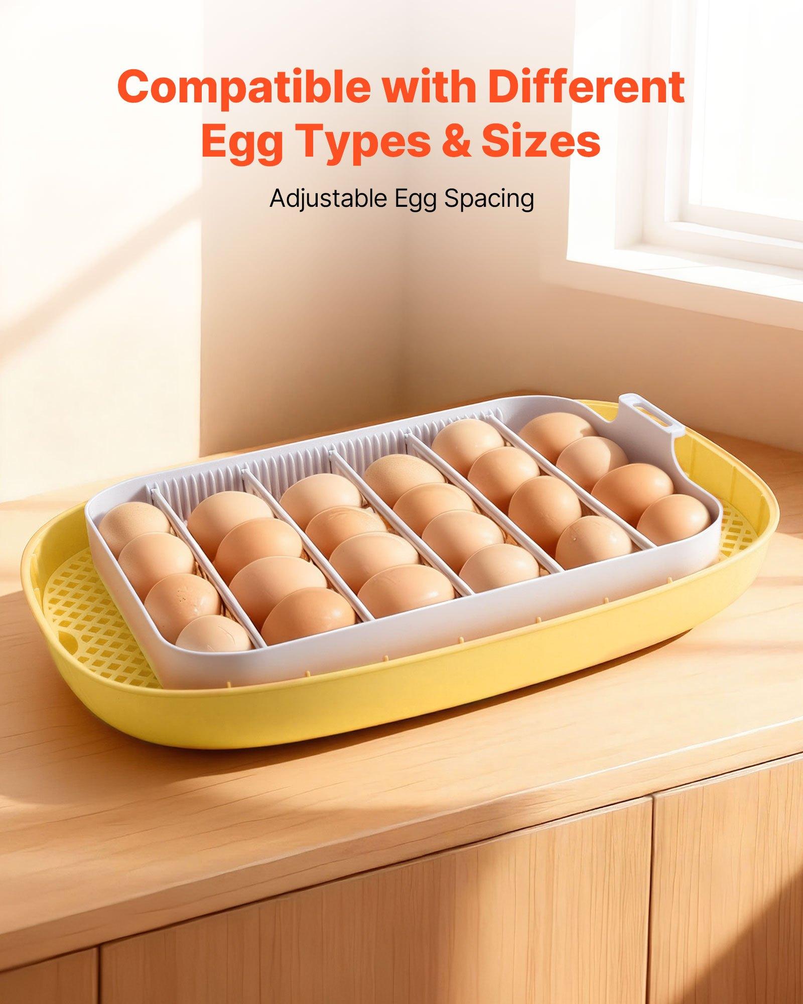 VEVOR 24 Egg Incubator, Automatic Egg Turner with LED Candler, Temperature & Humidity Control, 360 °   View Clear Window, Auto Water Refill, Poultry Eggs Incubators for Hatching Chicks Ducks Goose Quail