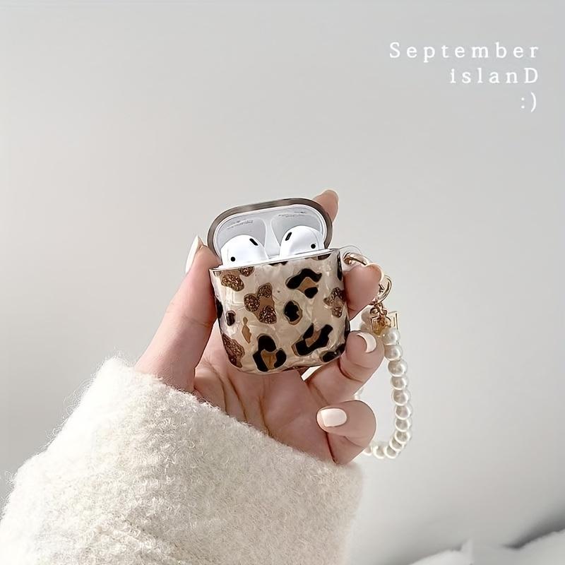 Leopard print suitable for Airpods Pro protective case 3rd generation shell pattern Apple Wireless headphone case 1/2 generation retro Women's high-end feel Instagram style