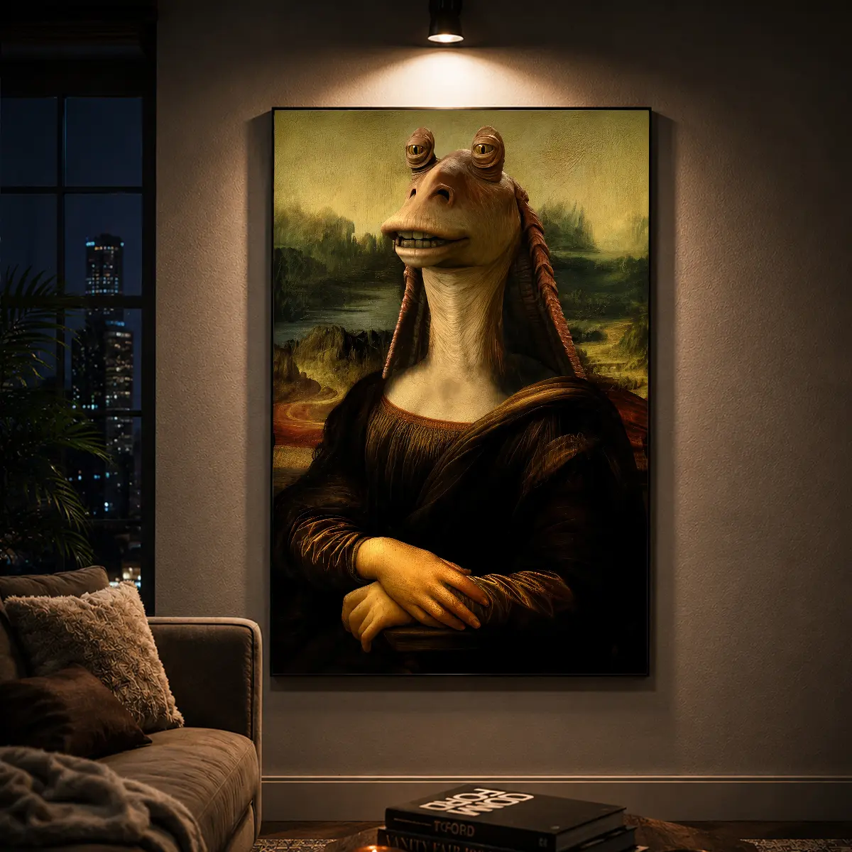 NOT The Mona Meesa Trendy Funny Wall Art Poster, Viral Meme Room Decor, Funny Wall Art, Meme Wall Decor, Aesthetic Room Decor, Bedroom Decor, Dorm Room Decor, Living Room Decor, Unique Gift Idea, Pop Culture Decor