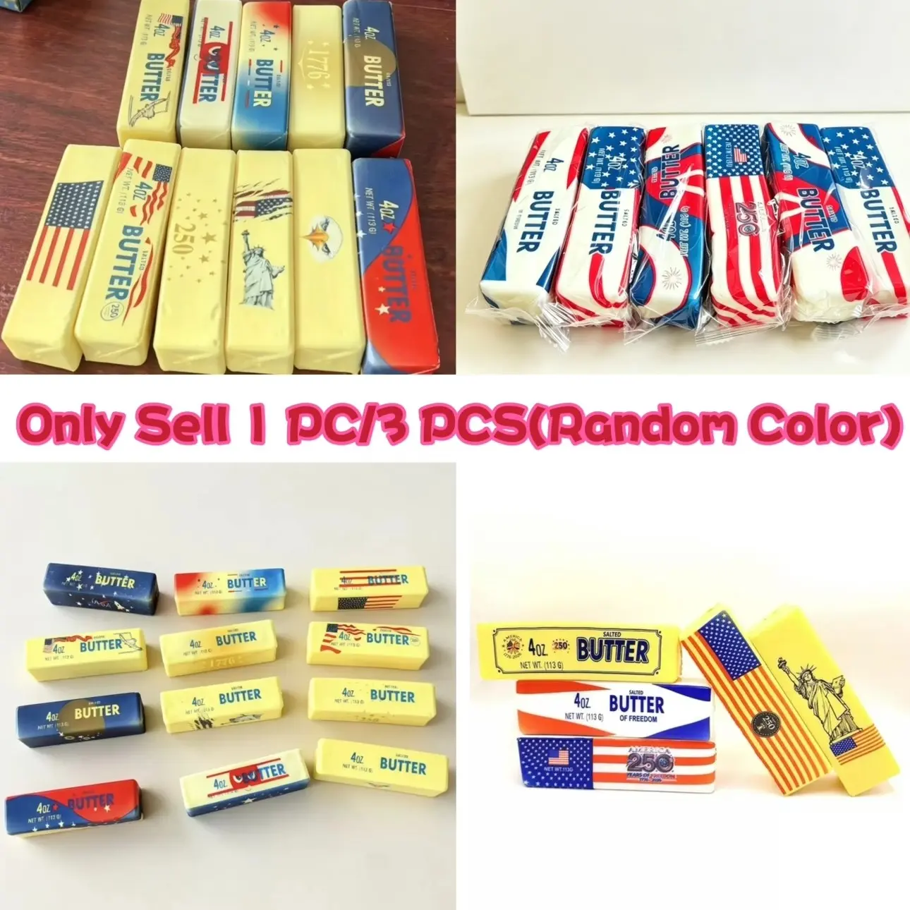 Colorful Soft Butter Stick, Slow Rebound Squishies Stress Relief, Squishy Fidgets, Ideal for Kids and Adults, Perfect for Work, School, Entertainment, Halloween, Christmas Gifts